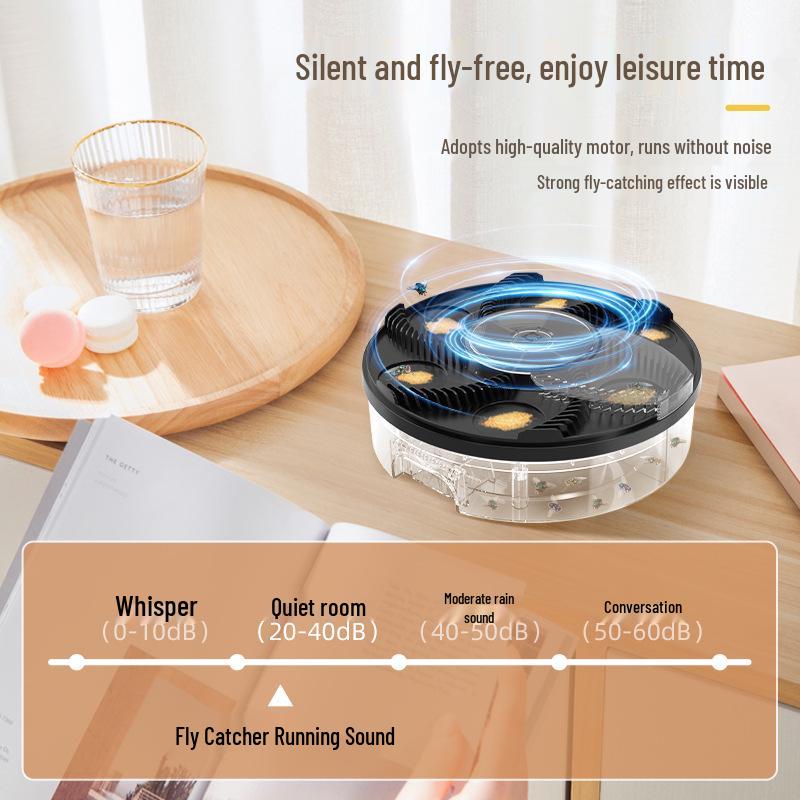 USB Rechargeable Automatic Fly & Cockroach Trap: Electric Pest Repellent & Bait Machine for Home & Commercial Use