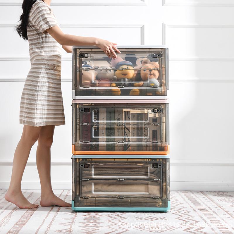 Extra Large Multifunctional Folding Storage Box with Lid