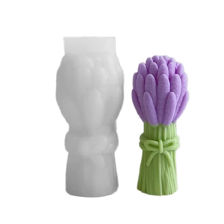Clay Mold Crafts Moulds Candle Moulds Lavender Bouquets Shaped Figure Moulds 1