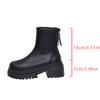 Martin Boots Women's Winter New Small Heightened Thick-soled Large-size British Style Fashion Velvet Warm Short Boots