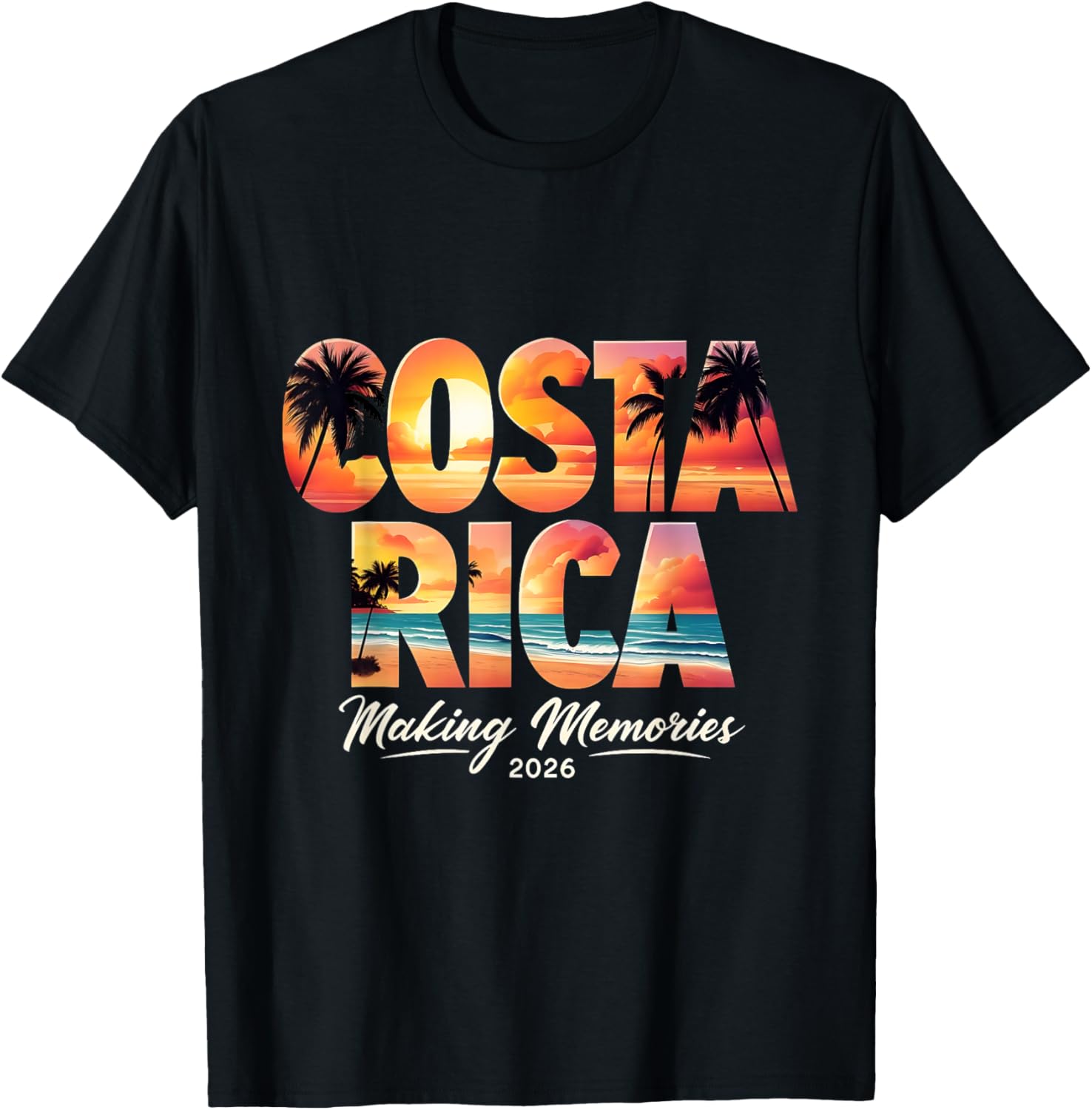 Pura Vida Costa Rica Souvenir 2026 Central America Travel T-Shirt S разноцветный