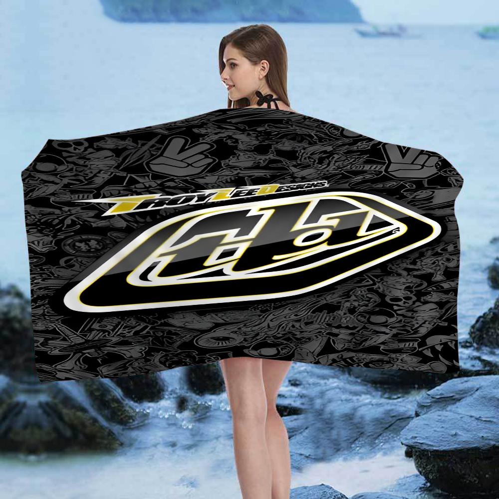 Troy Lee Designs Asciugamano da Spiaggia Stampato in Microfibra Alpinismo Yoga Spiaggia Nuoto Corsa Assorbente Morbido Asciugamano
