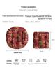Bohemian Ethnic Style Square Floor Cushion for Balcony or Bedroom