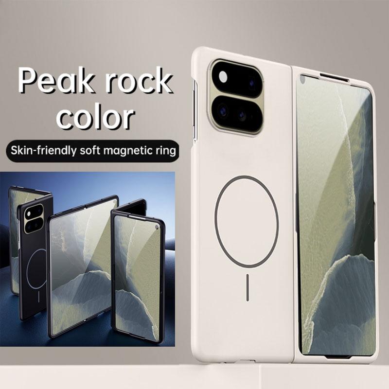 For Magsafe Ultra Thin Case For Google Pixel 11 Pro Fold Frosted Hard PC Magnetic Shockproof Phone Cover For Pixel 11Pro Fold