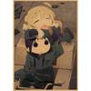 Free Shipping Retro Japanese Anime Girls' Last Tour Kraft Paper Poster Wall Art
