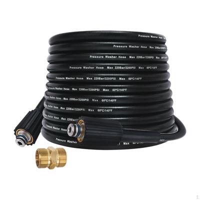Pressure Washer Hose with Quick Connect Feature