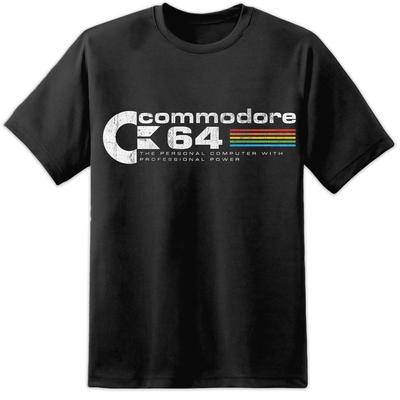 Commodore 64 C64 Retro Computer Amiga Atari Distressed Vintage Unisex T-Shirt