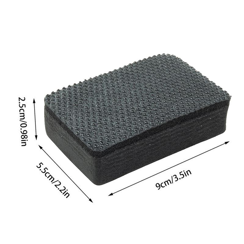 Car Cleaning Wax Polish Pad Wash Mud Car Clay Bar Pad Sponge Block Cleaning Eraser Tools Black Auto Sponge Automotive Care