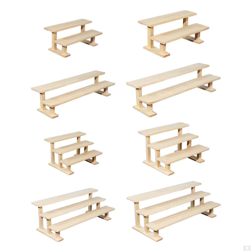 Figure Display Riser Perfume Organizer Storage Rack for Mini Figurines Desserts Show