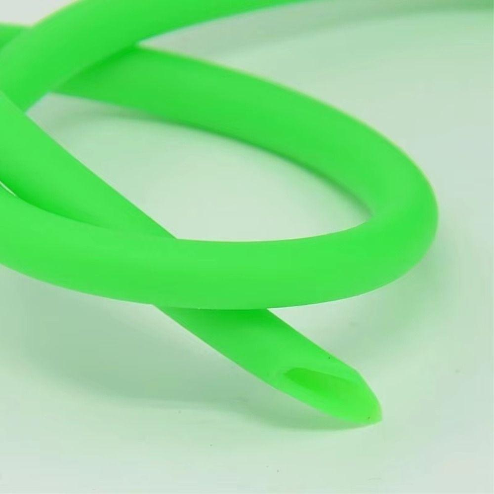 Runde Form Elastische Strickkordel Transparenter Schlauch Dehnstich Kordel Halskettenherstellung