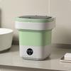 Small Foldable Laundry Machine Compact Appliance Lightweight Portable Washer for