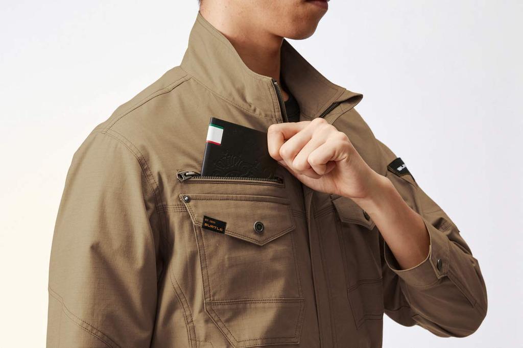 BURTLE Air Craft Blouson for M Spring/Summer, AC1131, 23, Khaki,