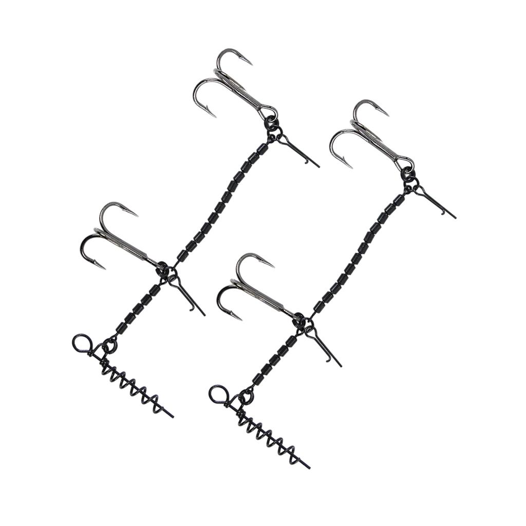 Stainless Steel Soft Lure Security Essential Premium Fishing Platform System Corkscrew Suitable For Popular Spins