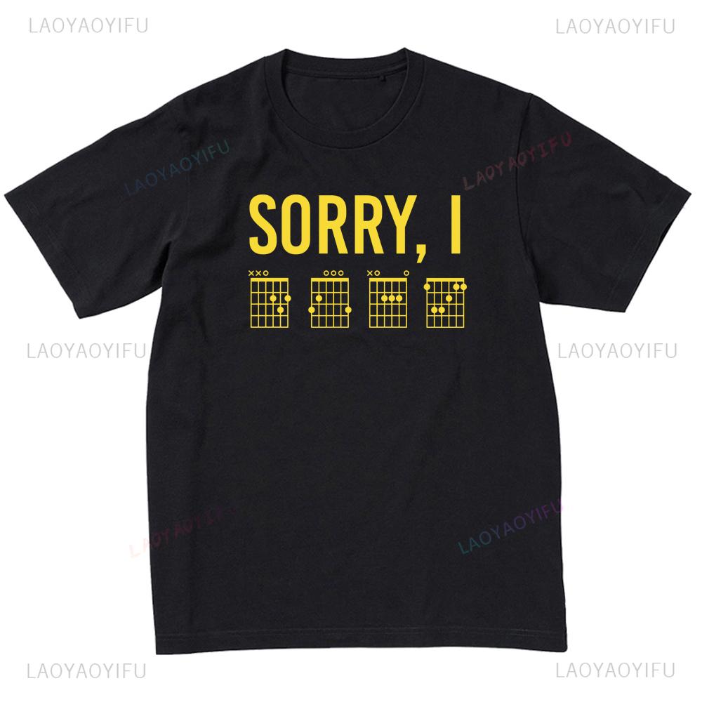 Short Sleeve  T-shirt Band Costume for Guitarist Customizable Graphic T Shirts Mens Clothing Camisas Streetwear