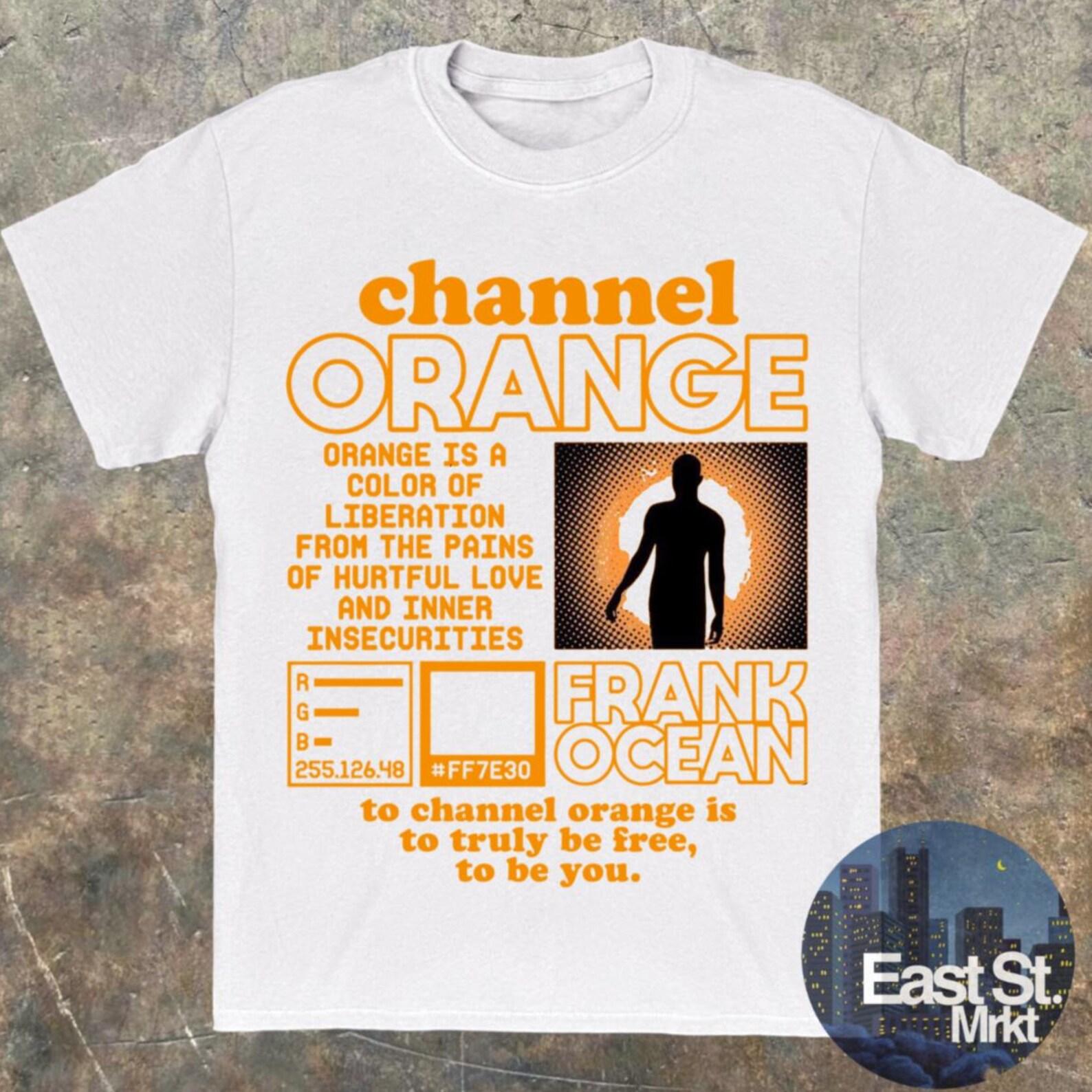 Frank Ocean Channel Orange Graphic Tee - Retro Music T-Shirt M