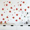 92pcs Strawberry Stickers Colorful Waterproof Wall Decals Wallpaper For Girls Boys Bedroom Nursery Wall Decor