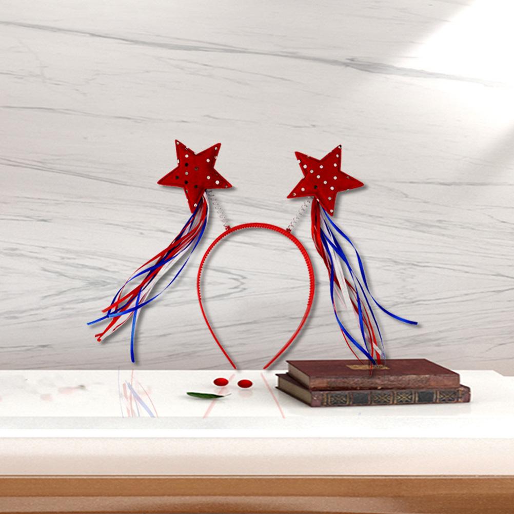 3Pcs Patriotic Headband Boppers American Headwear for Veteran S Day Independence Day Party Favor Supplies
