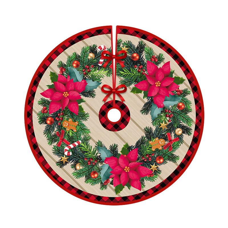 Christmas Tree Dress Ornaments Holiday Decorations Printed Ornaments Christmas Atmosphere New Year Decorations Multiple Styles
