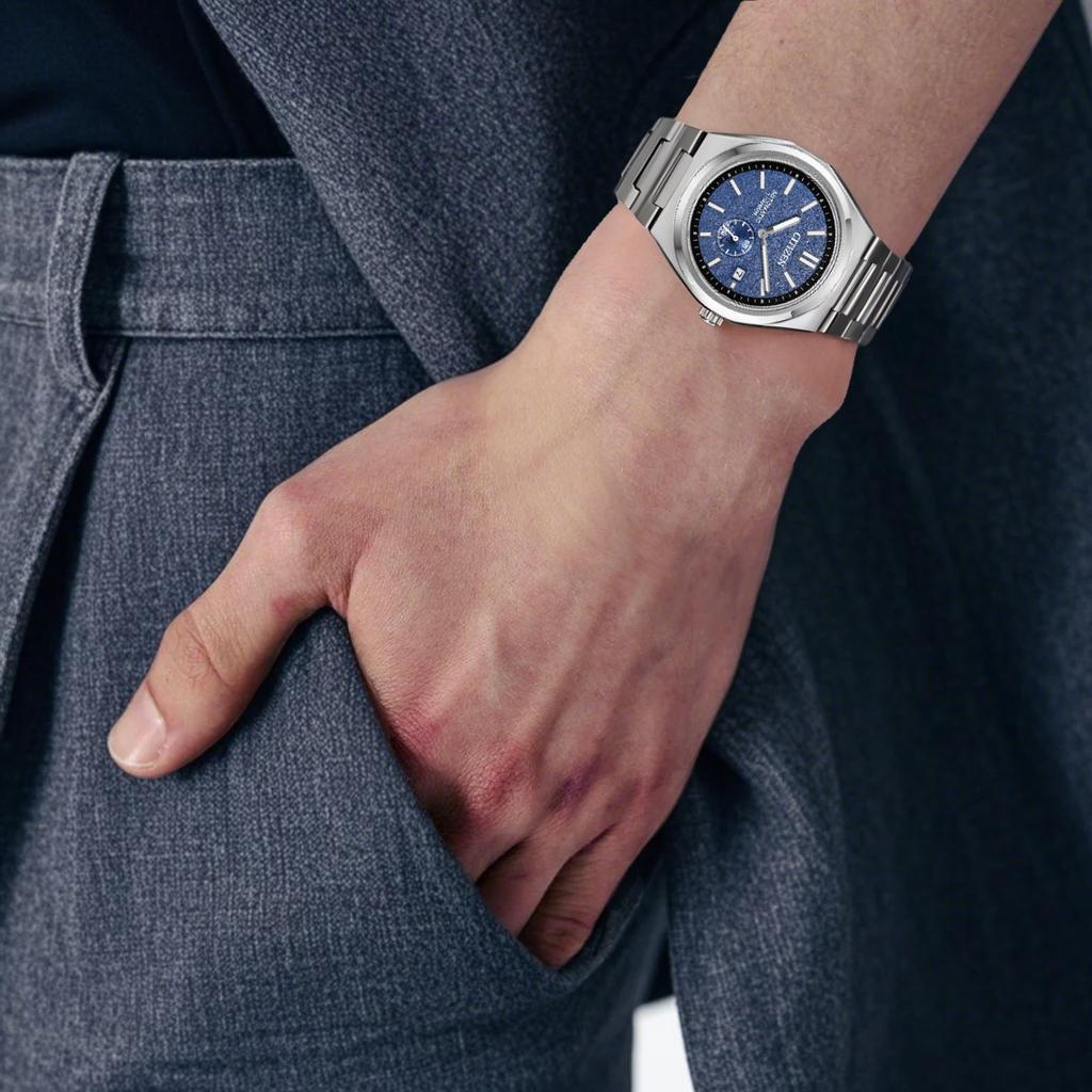 CITIZEN 100m Water Resistant Automatic Mechanical Movement Super Titanium Strap Watch Men's Watches NJ0180-80L