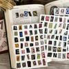 181 Stück Vintage Alphabet Buchstaben Aufkleber Geeignet für Scrapbooking, Notizbücher, Planer - 4 Bögen mit A-Z Buchstaben