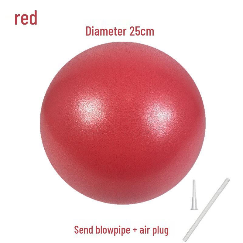 Explosion-proof 25cm Wheat Straw Pilates Ball for Yoga, Fitness, and Postpartum Exercise