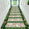 Tappeto Lungo da Corridoio Giardino Verde Tappeto Lungo Decorazione Soggiorno Corridoio Casa Tappetini Antiscivolo Ingresso Lusso Moderno Tappeto Decorativo