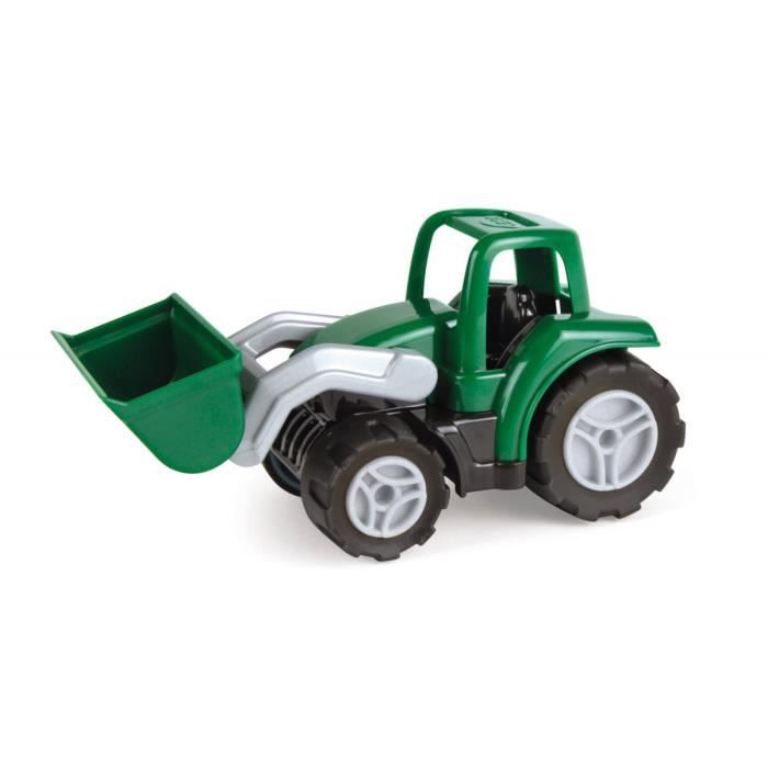 Tracteur - lena - workies 1263 - 14 cm - plastique abs - avec pelle incluse