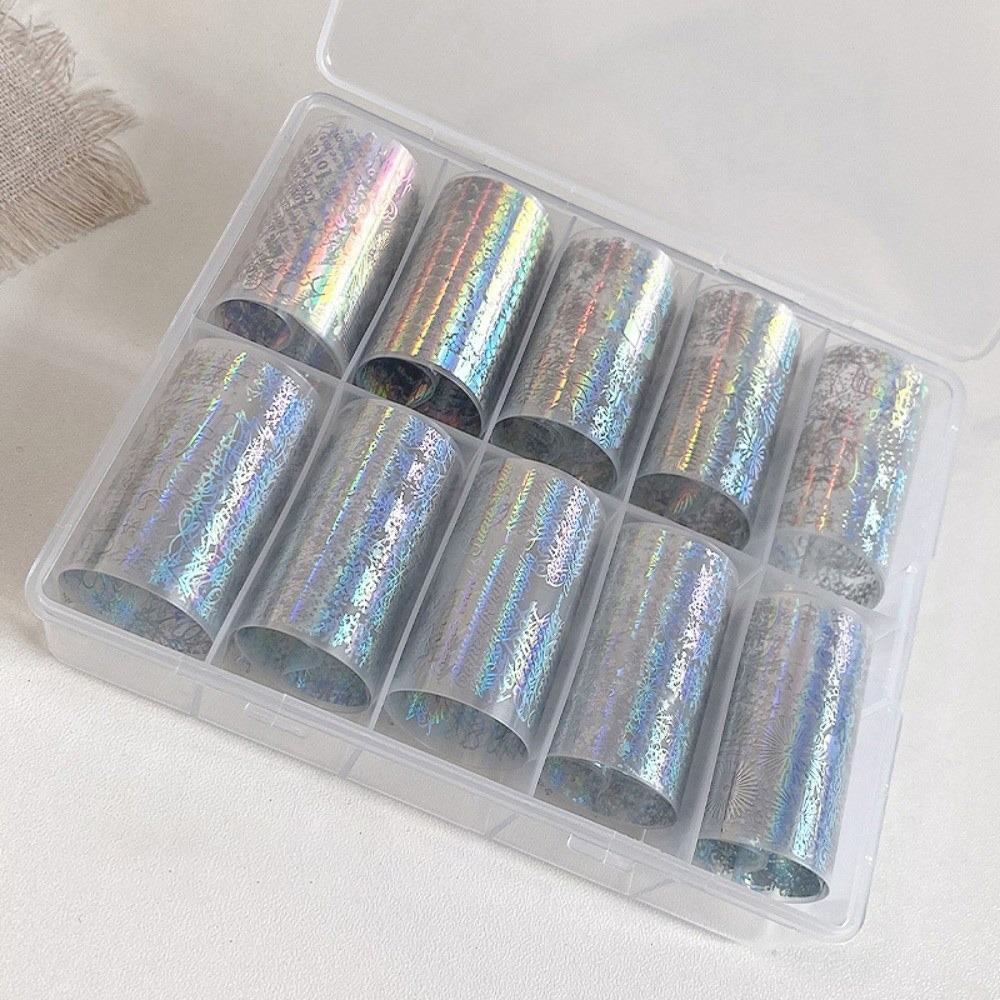 Leopard Print Nail Stickers Lace Design Nail Art Stickers Fashion Manicure Decals  Nail Decoration