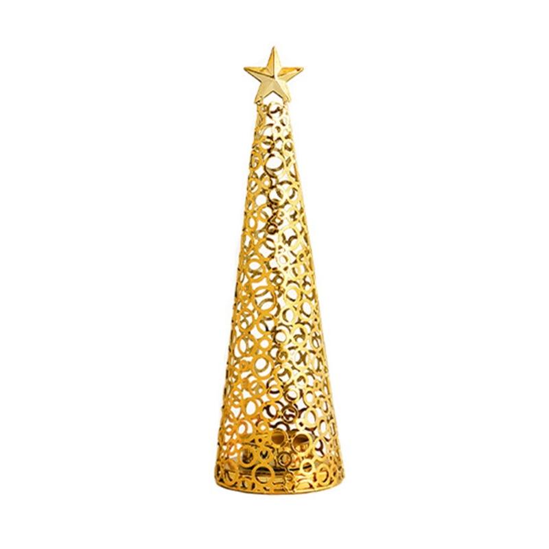 

Golden Metal Cutout Pine Tree Incenses Burners Arabic Frankincense Bakhoors Censers for Home Office Meditations Decors S