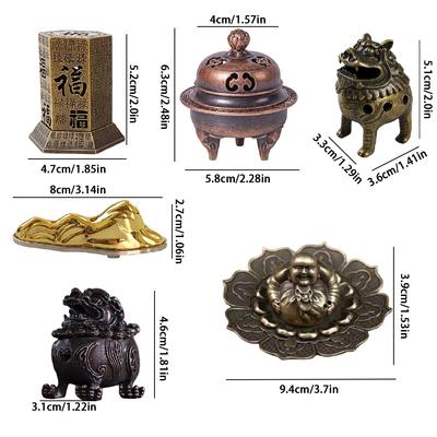 Incense Burner, Incense Stick Holder, Home Decoration, Gifts, Suitable for Incense Rolls, Cones, and Incense Sticks