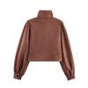 Retro Bud Design Women's Casual Short Jacket – European & American Fashion