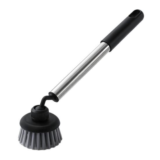 Pot Brush Hanging Hole Design Deep Cleaning Kitchen Brush Universal Rotating Head Multi-Use Pan Cleaning Brush