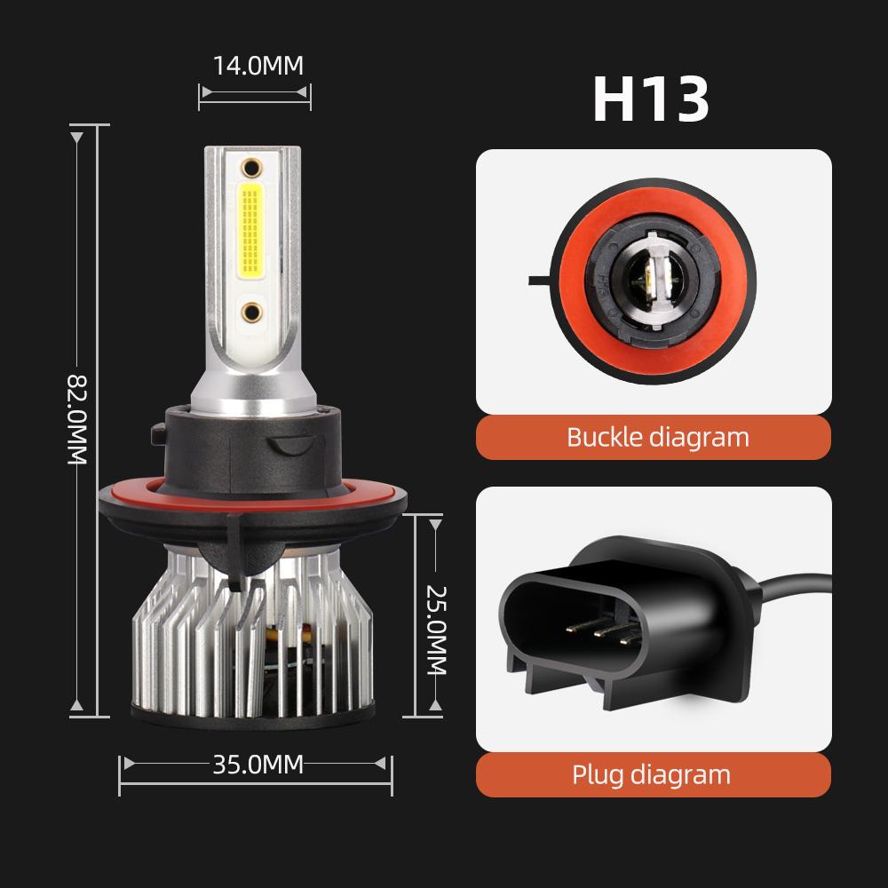 30000LM H7 Canbus LED Scheinwerferlampen 300W 9005 HB3 9006 HB4 H1 H4 H11 H13 9004 9007 Turbo Auto Scheinwerfer 12V 24V Autolichter