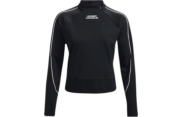 Under Armour RUSH Sweatshirts Women s Black Turtleneck Moderate Regular 1365724-001 S