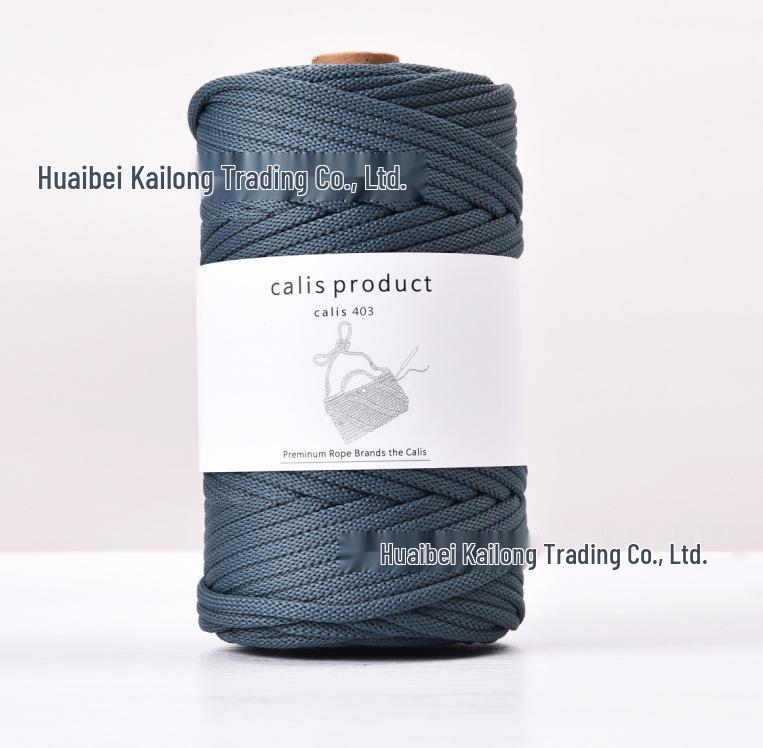 4mm Cotton-Polyester Crochet Cord for DIY Hand-Knitted Bags and Weaving