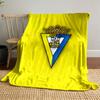 Cádiz C.F. Logo Blanket for All Seasons Blanket Lunch Break Throw Gift