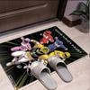 Mighty Morphin Power Rangers Pattern Rug, Indoor/Outdoor Mat, for Picnic, Gameroom, Bedroom, Office, Living Room, Home Decor Carpet, Birthday Gift