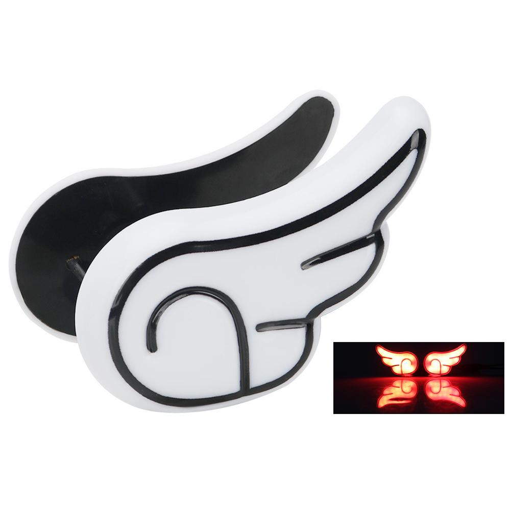 2Pcs Motorcycle LED Angel's Double Wings Lights Turn Signal Lamp Motorcycle Decoration Lights Screw Light Motorcycle Parts