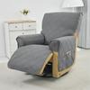 1 Seater Solid Color Recliner Sofa Covers Dust-proof Armchair Chair Cover for Living Room Anti-cat Non-slip Case Funda Sillon