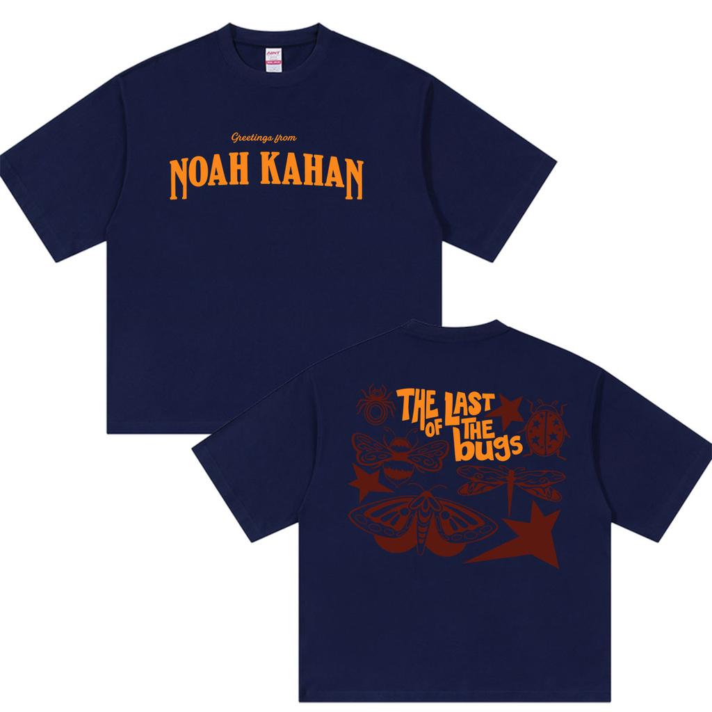 Noah Kahan The Great Divide Last of The Bugs Tour 2026 Print T Shirts Unisexs Women Harajuku High Quality Oversized Cotton Tshirt