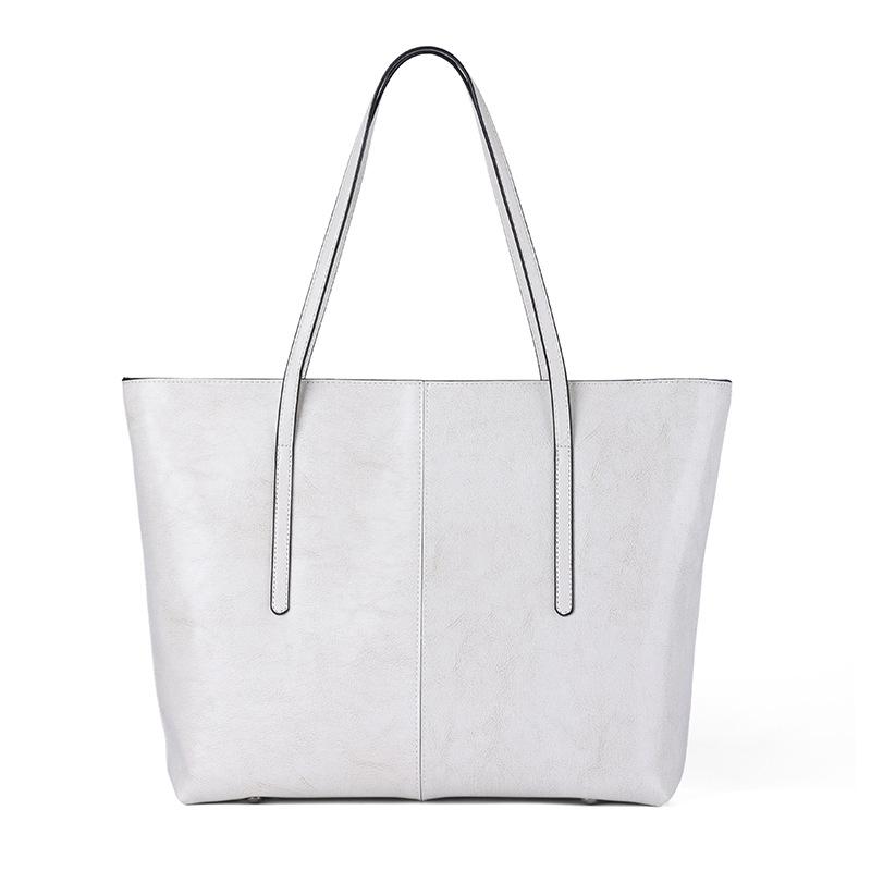 Vintage Cowhide Large Bag Women's Bag 2025 New Tote Bag Large Capacity Genuine Leather Versatile Commuter Shoulder Bag