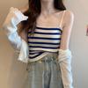 2022 Summer Color Block Stripe Slimming Camisole - Soft, Versatile Vest with New Design