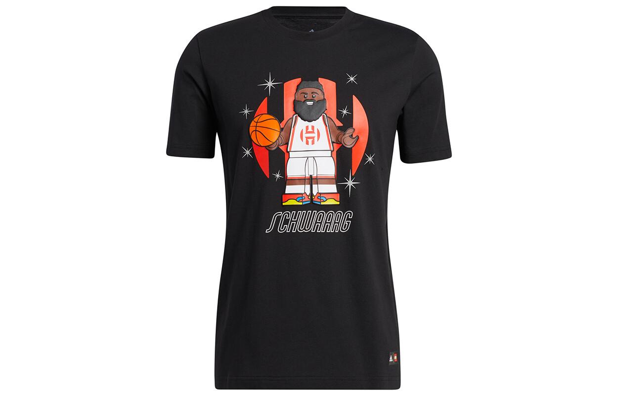 X Lego x James Harden Fun Block Print Basketball Short Sleeve T-Shirt GU2714 S