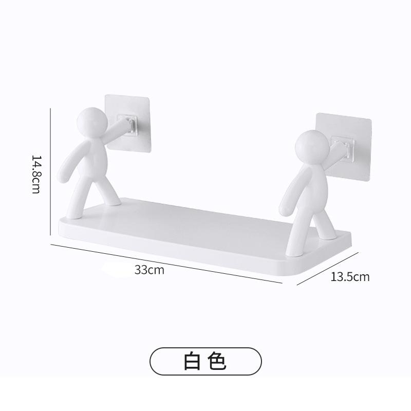 

Bathroom villain Shelf Organizer Toilet Adhesive Shampoo Gel Storage Body Decor Bathroom Corner Shower Shelf Rack Accessories