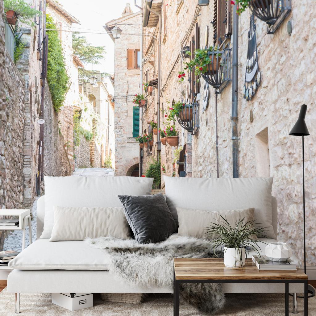Photomural Italian Street Smooth Vinyl 208x146