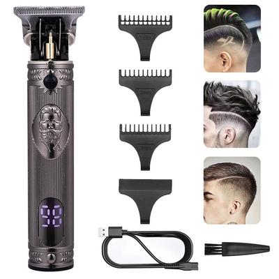 T Clippers Trimmer Elektrischer T-Klingen-Trimmer für die Fellpflege, kabellos, 0 mm, kahlköpfiger Trimmer ohne Lücken
