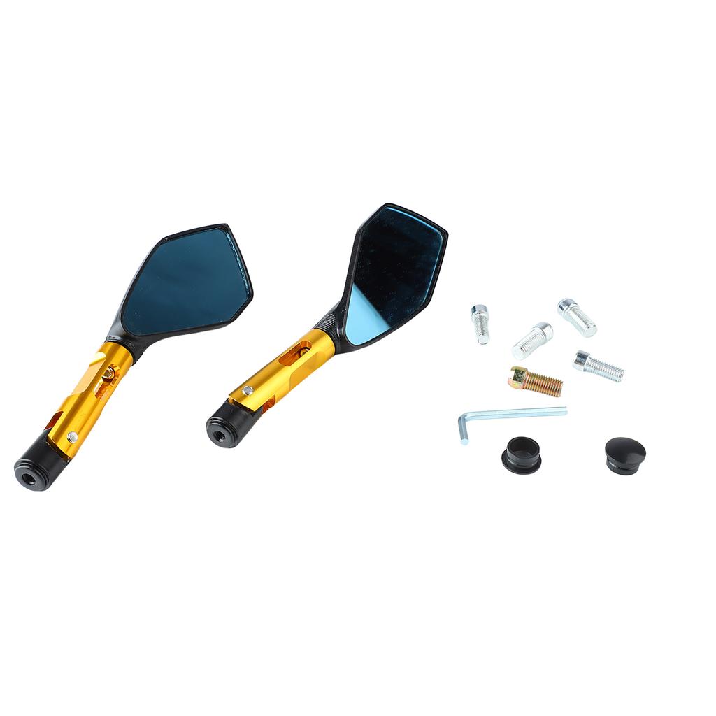 Rear View Side Mirrors   Aluminum Alloy Motorcycle Side Mirrors   for Electric Vehicle and Motorbike