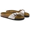 Birkenstock Soft Comfortable Flat Versatile Round Toe Breathable Slide Sandals Women sandals Pearl-White 0940153