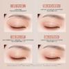 KIADZIE Eyeshadow Highly moisturized versatile lightweight texture for all women 2-Color Palette pigmented, finish, colors, (02-Classic Orange)