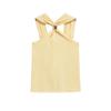 Metal Buckle Twisted Halter Slimming Women's Tank Top